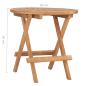 Preview: 3-tlg. Garten-Essgruppe mit Kissen Klappbar Massivholz Teak
