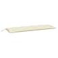 Preview: Gartenbank-Auflage Creme 150x50x7 cm Oxford-Gewebe