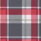 Preview: Palettenkissen Rot Karomuster 80x40x12 cm Stoff