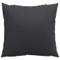 Preview: Sofakissen 4 Stk. Schwarz 40x40 cm Stoff