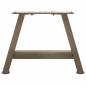 Preview: Couchtischbeine A-Form 2 Stk. 30x(30-31) cm Stahl