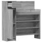 Preview: Schuhschrank Grau Sonoma 100,5x28x100 cm Holzwerkstoff