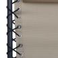 Preview: Klappbarer Liegestuhl Taupe Textilene