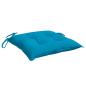 Preview: Stuhlkissen 4 Stk. Hellblau 40x40x7 cm Oxford-Gewebe