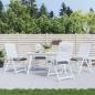 Preview: ARDEBO.de - Stuhlkissen 4 Stk. Grau 40x40x7 cm Oxford-Gewebe