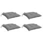 Preview: Stuhlkissen 4 Stk. Grau 40x40x7 cm Oxford-Gewebe