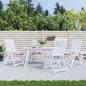 Preview: ARDEBO.de - Gartenstuhl-Kissen 4 Stk. Grau Karomuster 40x40x3 cm