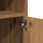 Preview: Rollschrank Artisan-Eiche 60x48x81 cm Holzwerkstoff