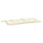 Preview: Gartenbank-Auflage Creme 100x50x7 cm Oxford-Gewebe