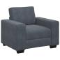 Preview: Sessel Dunkelgrau 60 cm Samt