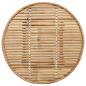 Preview: ARDEBO.de - Garten-Bartisch Rund Ø55x100 cm Bambus