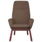 Preview: Relaxsessel mit Hocker Taupe Stoff