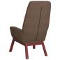Preview: Relaxsessel mit Hocker Taupe Stoff