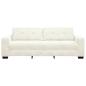 Preview: Samt creme Samtstoff Mittel Langlebig Sofa Rechteckig