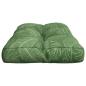 Preview: Palettenkissen Blattmuster 80x40x12 cm Stoff