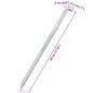 Preview: Zeltheringe 24 Stk. 30 cm Ø20 mm Verzinkter Stahl