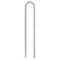 Preview: Zeltheringe 12 Stk. U-Form 30 cm Ø7 mm Verzinkter Stahl