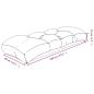 Preview: Palettenkissen Mehrfarbig 120x40x12 cm Stoff