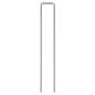 Preview: Bodenanker 50 Stk. U-Form 20x3,5 cm Verzinkter Stahl