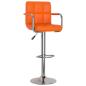 Preview: Barhocker 2 Stk. Orange Kunstleder