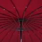Preview: Sonnenschirm mit Aluminium-Mast 270 cm Bordeauxrot