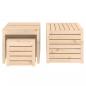 Preview: 4-tlg. Gartenbox-Set Massivholz Kiefer