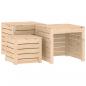 Preview: 4-tlg. Gartenbox-Set Massivholz Kiefer