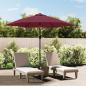Preview: ARDEBO.de - Sonnenschirm mit Metall-Mast 300 cm Bordeauxrot