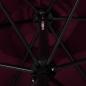 Preview: Sonnenschirm mit Metall-Mast 300 cm Bordeauxrot