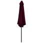 Preview: Sonnenschirm mit Metall-Mast 300 cm Bordeauxrot