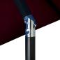 Preview: Sonnenschirm mit Metall-Mast 300 cm Bordeauxrot