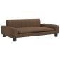 Preview: Hundebett Braun 90x53x30 cm Stoff