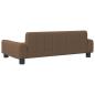 Preview: Hundebett Braun 90x53x30 cm Stoff