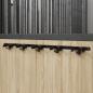 Preview: ARDEBO.de - Trensenhalter für 5 Trensen mit 5 Haken Schwarz Eisen