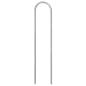 Preview: Bodenanker 50 Stk. U-Form 15x3,5 cm Verzinkter Stahl