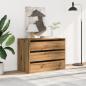 Preview: Kommode Artisan-Eiche 80x41x58 cm Holzwerkstoff