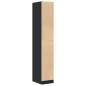 Preview: Apothekerschrank Schwarz 30x41x174,5 cm Holzwerkstoff