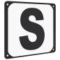 Preview: Buchstaben für Dressurviereck 12 Stk. Stahl