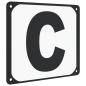 Preview: Buchstaben für Dressurviereck 12 Stk. Stahl