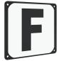 Preview: Buchstaben für Dressurviereck 12 Stk. Stahl