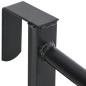 Preview: Sattelhalter Zweiarmig Tragbar Schwarz Eisen