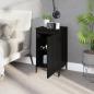 Preview: Nachttische 2 Stk. Schwarz 40x35x70 cm Holzwerkstoff