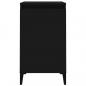 Preview: Nachttische 2 Stk. Schwarz 40x35x70 cm Holzwerkstoff