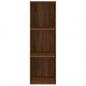 Preview: Bücherschrank/TV-Schrank Braun Eichen-Optik 36x30x114 cm