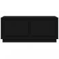 Preview: Couchtisch Schwarz 102x50x44 cm Holzwerkstoff