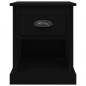Preview: Nachttische 2 Stk. Schwarz 39x39x47,5 cm Holzwerkstoff