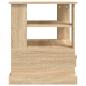 Preview: Beistelltisch Sonoma-Eiche 50x50x60 cm Holzwerkstoff