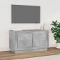Preview: ARDEBO.de - TV-Schrank Betongrau 80x35x45 cm Holzwerkstoff