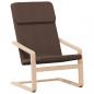 Preview: Relaxsessel Dunkelbraun Stoff