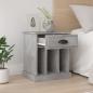 Preview: Nachttische 2 Stk. Betongrau 43x36x50 cm